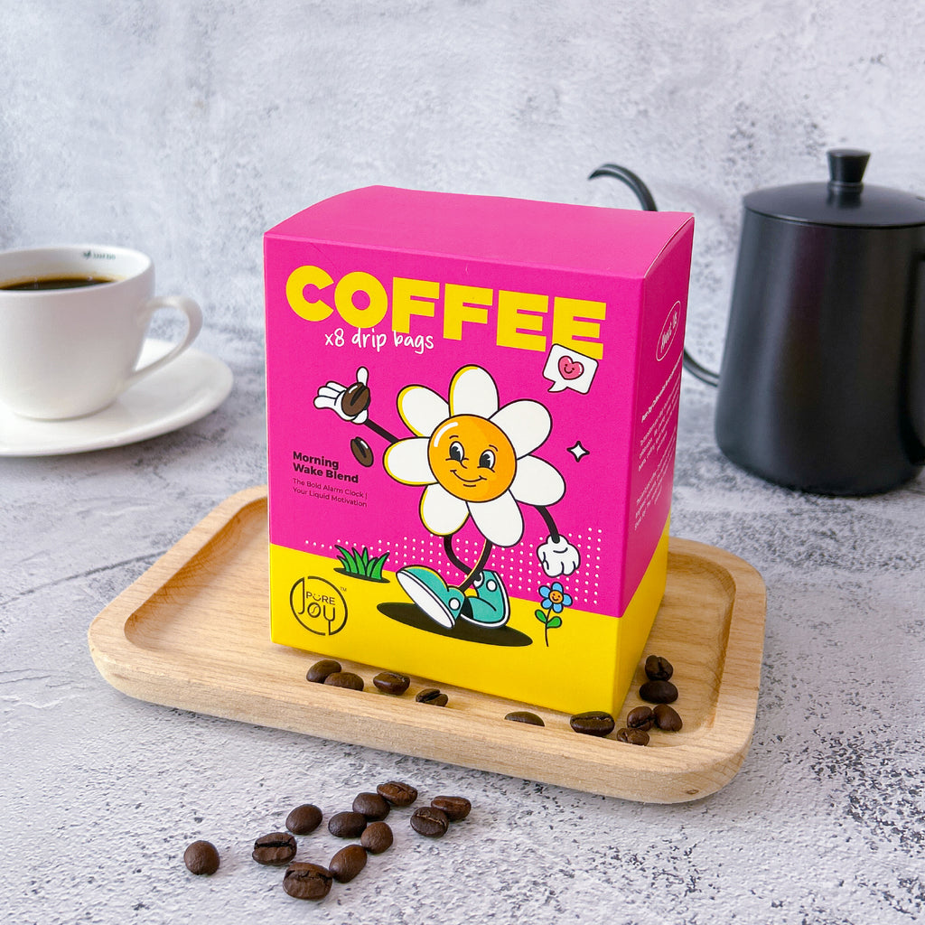 PureJoy Drip Bag Coffee│Morning Wake Blend (8Pcs/Box)