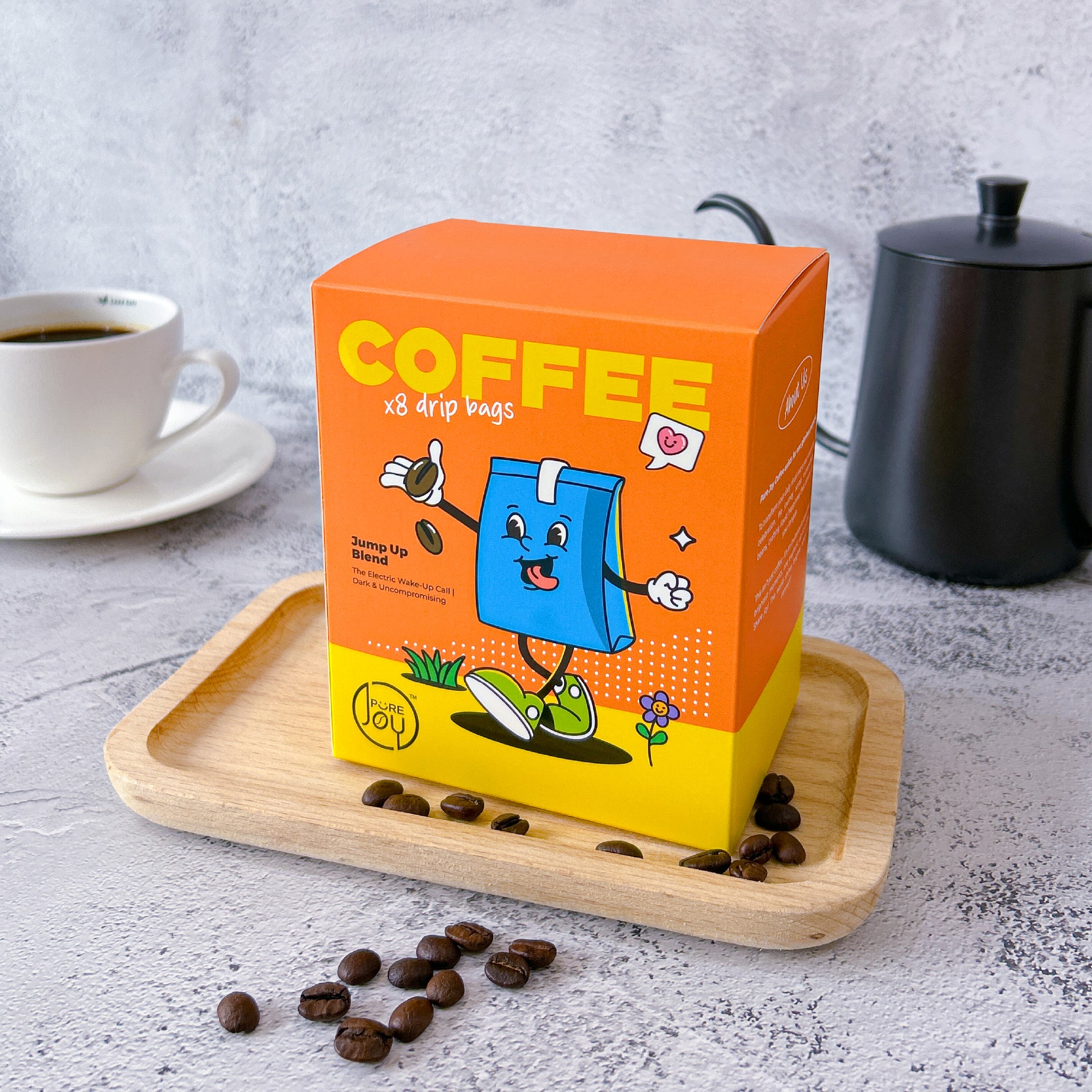 PureJoy Drip Bag Coffee│Jump Up Blend (8Pcs/Box)