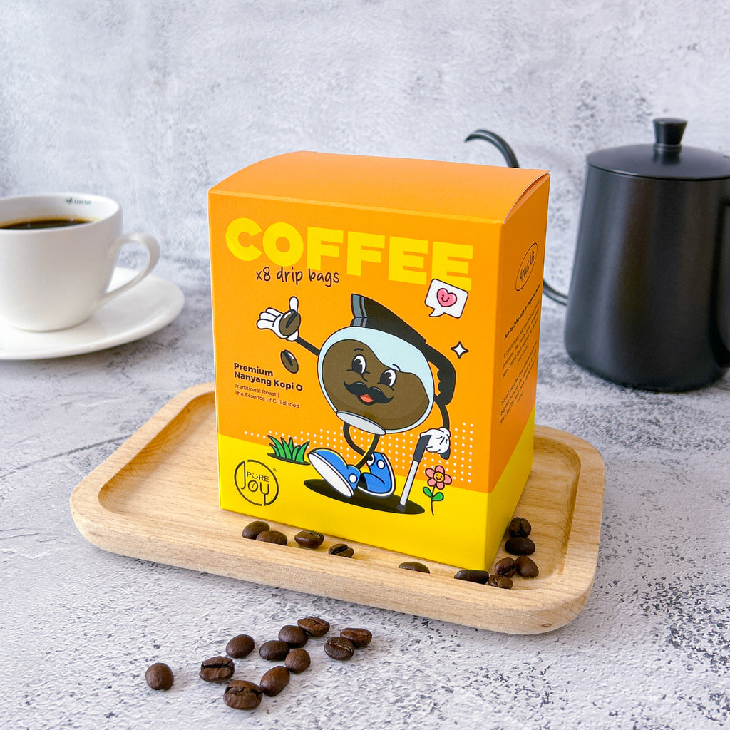 PureJoy Drip Bag Coffee | NanYang Kopi O (8Pcs per Box)