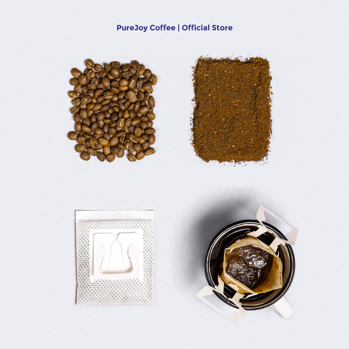 PureJoy Drip Bag Coffee│Morning Wake Blend (8Pcs/Box)