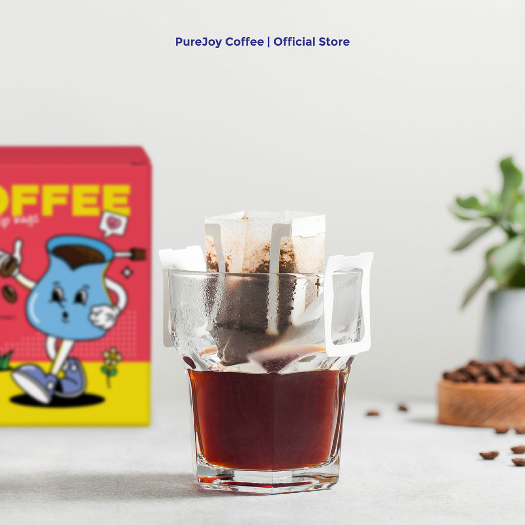 Arabica Aceh Gayo 8Pcs per Box PureJoy Drip Bag Coffee Single Origin Kopi Aceh Beverage