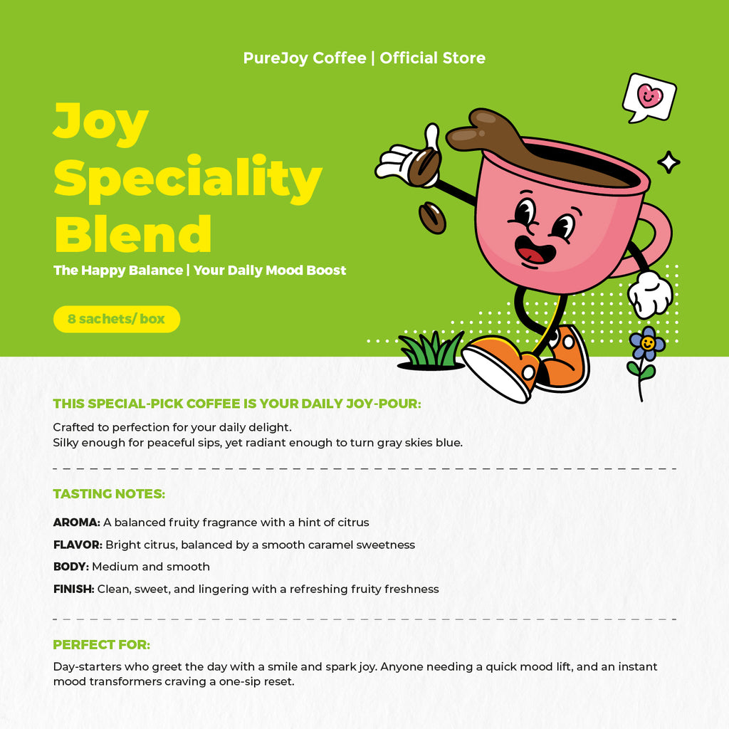 PureJoy Drip Bag Coffee│Joy Speciality Blend (8Pcs/Box)
