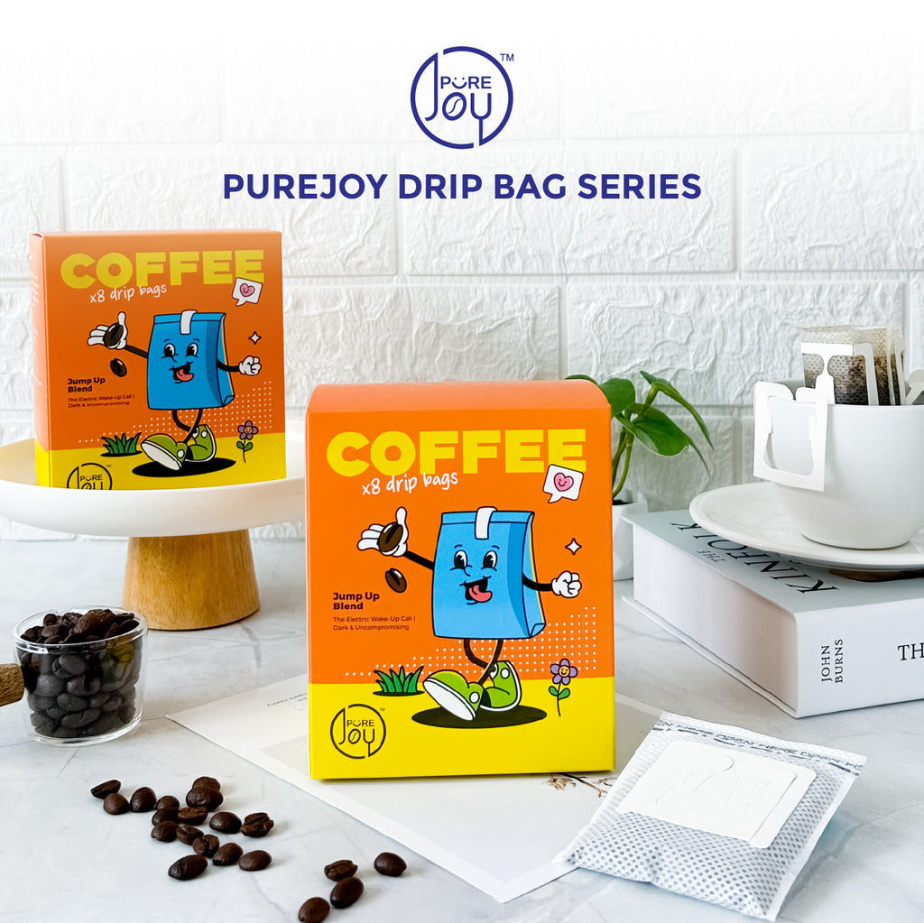 PureJoy Drip Bag Coffee│Jump Up Blend (8Pcs/Box)