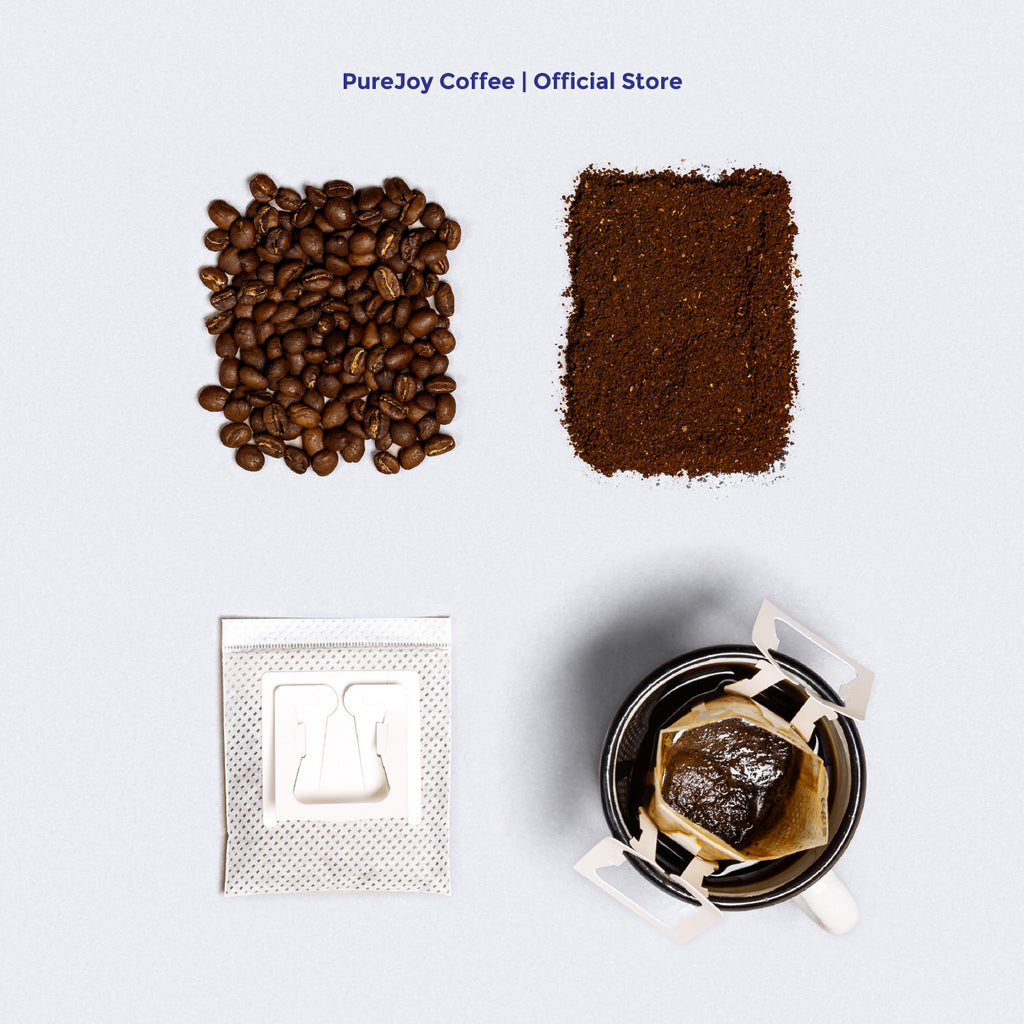 PureJoy Drip Bag Coffee | NanYang Kopi O (8Pcs per Box)